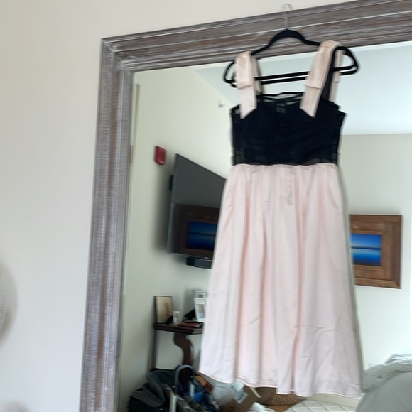 NWT - Autumn Adeigbo | Black and Cream Alicia Dress - Sz. 6 - Picture 8 of 11